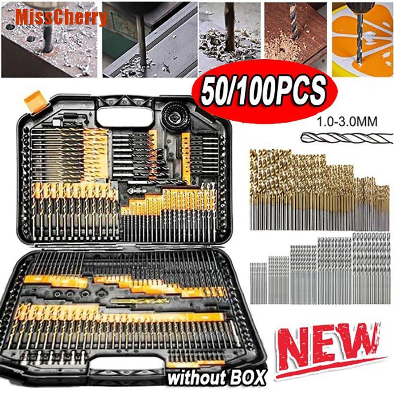 Bộ Mũi Khoan Titan Tốc Độ Cao 100 / 50 HSS