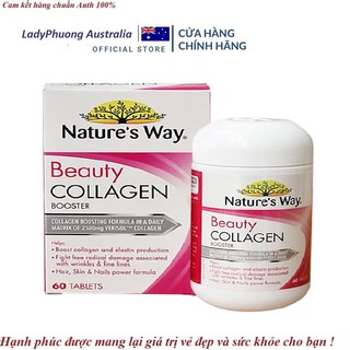 Viên uống Beauty collagen Nature's way booster - 60 viên