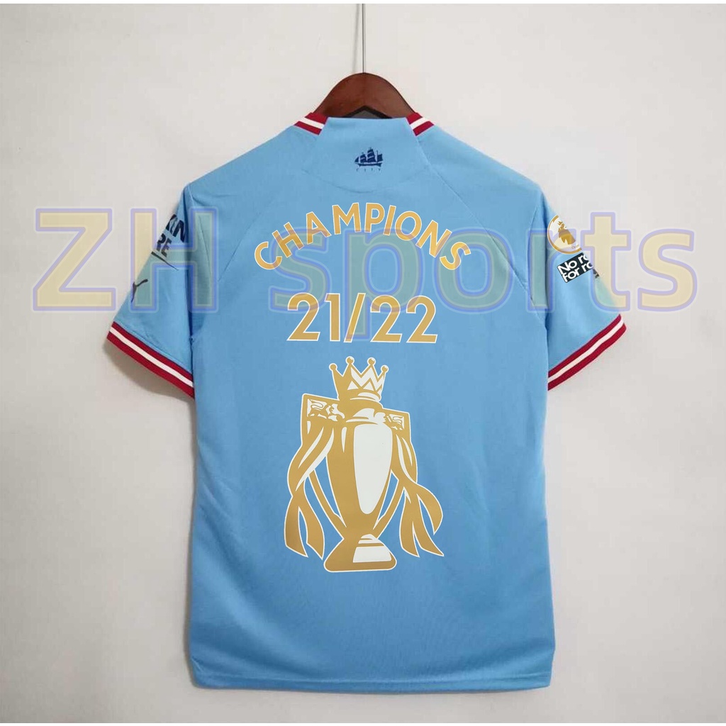 Áo Thun Số 2022 Manchester City Thiết Kế Năng Động Cá Tính