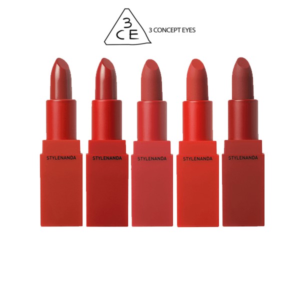 Son lì 3CE Red Recipe Matte Lip Color