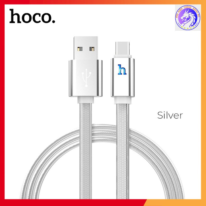 Cáp Sạc Nhanh Type C Có Báo Đèn chính hãng hoco UPL12