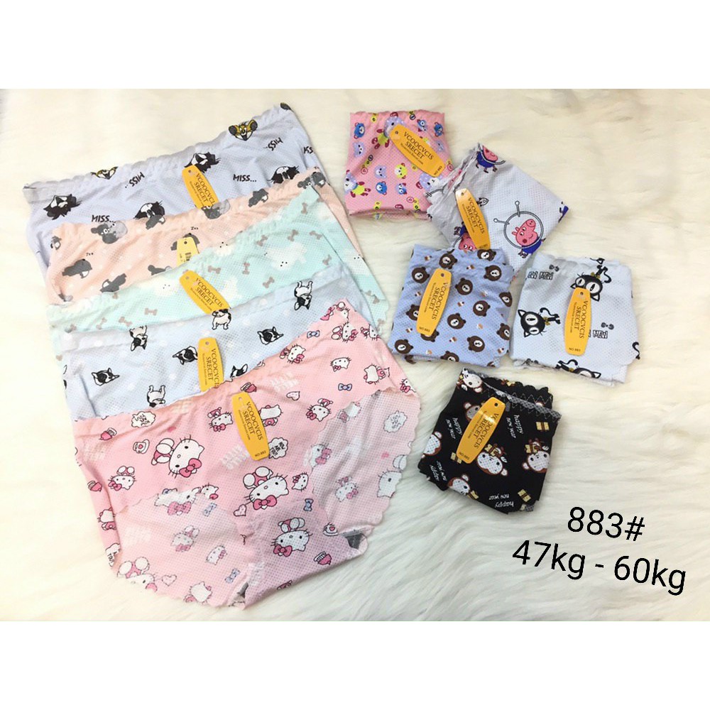 Quần lót su nữ thông hơi 🍀FREESHIP🍀 chất su bông lạnh, thấm hút mồ hôi - Fom lớn 48 - 60kg - Mã 883 | BigBuy360 - bigbuy360.vn