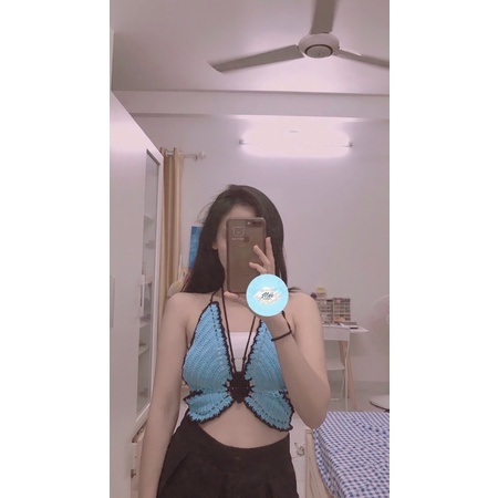 ÁO CÁNH BƯỚM BUTTERFLY TOP  HOTTREND HANDMADE bằng sợi cotton Made by Mei