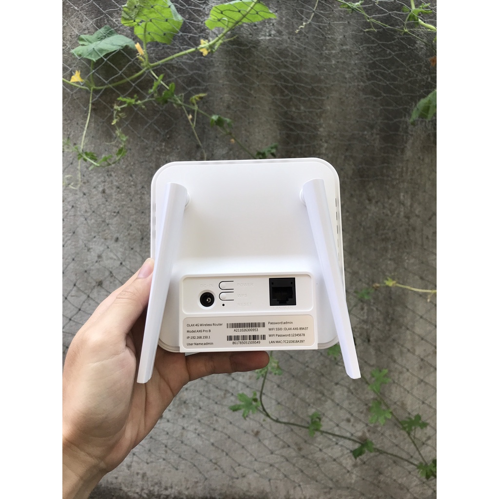 Bộ phát wifi 4G Olax Ax6 Pro B - Olax Ax5 Pro cắm điện 24/24 ( Hỗ Trợ Kết Nối 32 máy