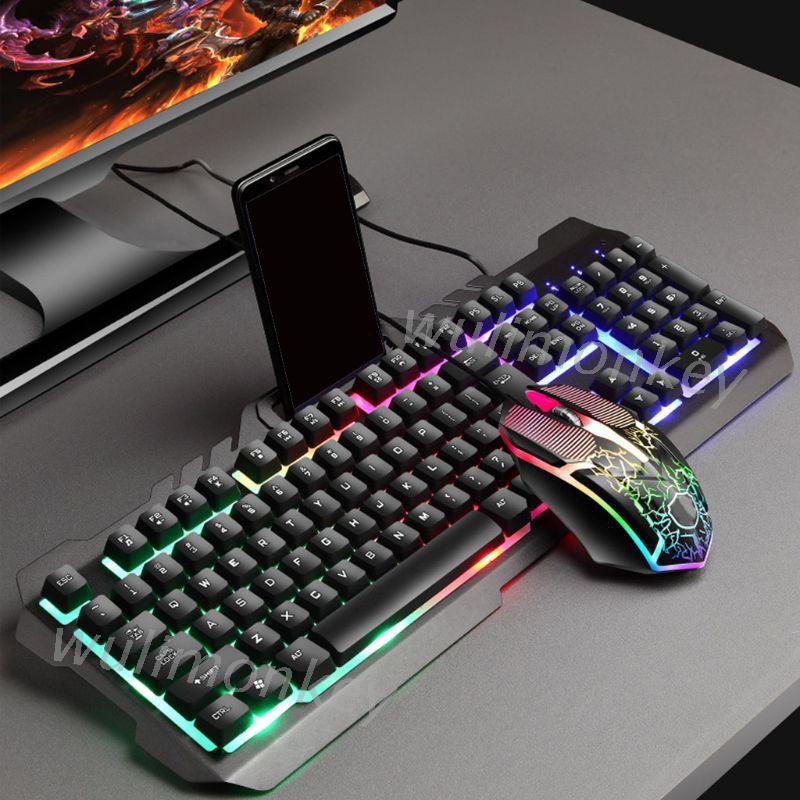 Bàn Phím Gaming Có Dây Với Đèn Led Nhiều Màu