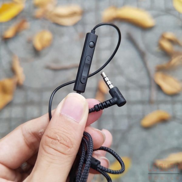 Tai Nghe Chính Hãng LG V30/V40/V50/V60 Jack Chữ L Tặng kèm Núm Tai Phụ, Âm Thanh Sống Động, Mic Không Rè