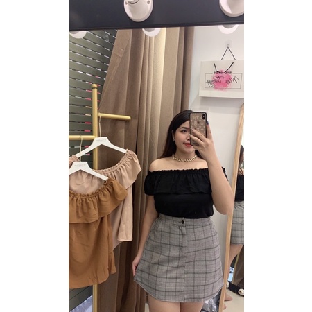 Chân váy chữ A kẻ caro bigsize | BigBuy360 - bigbuy360.vn