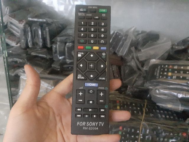 Điều khiển sony ED-054 Dùng cho tất cả các dòng tivi SONY Thường, Smart...tặng pin