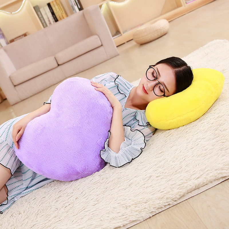 Gối nhồi bông hình trái tim mềm mại sáng tạo dễ thương