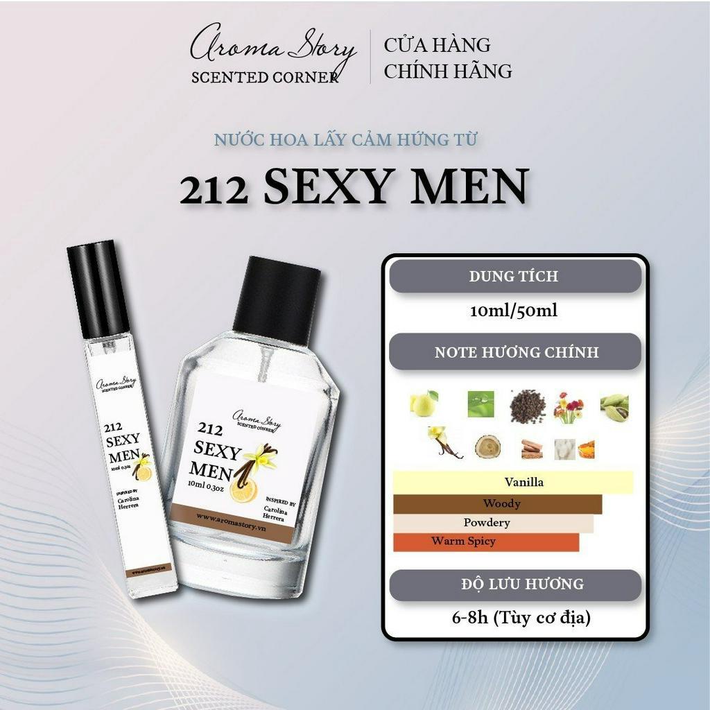 Tinh Dầu Nước Hoa Unisex Woodsage and Seasalt Aroma Story 10ml/50ml Chai Xit, Tươi Mát, Năng Động, Lưu Hương 6-8 Giờ