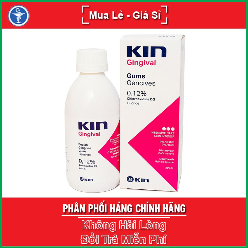 Dung Dịch Súc Miệng Kin Gingival Chai 250Ml - Yespharmacy