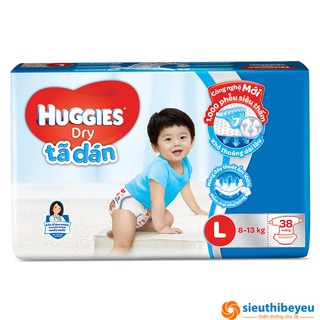 Bỉm dán huggies m48/l42/xl38