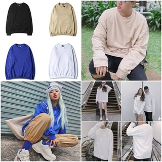 ÁO TAY DÀI SWEATER NỈ TRƠN ĐỦ MÀU (HÌNH THẬT 100%)