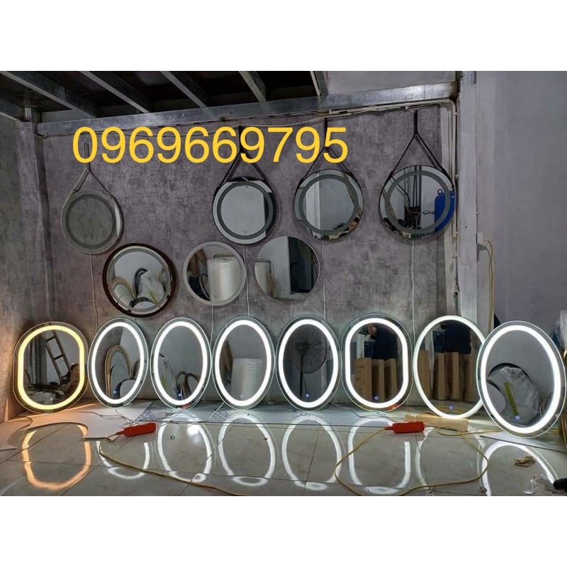 Gương treo tường led 3 màu cảm ứng ❌𝗛𝗮̀𝗻𝗴 𝗫𝗶̣𝗻 - 𝗚𝗶𝗮́ 𝗫𝘂̛𝗼̛̉𝗻𝗴❌ , Gương nhà tắm siêu sang