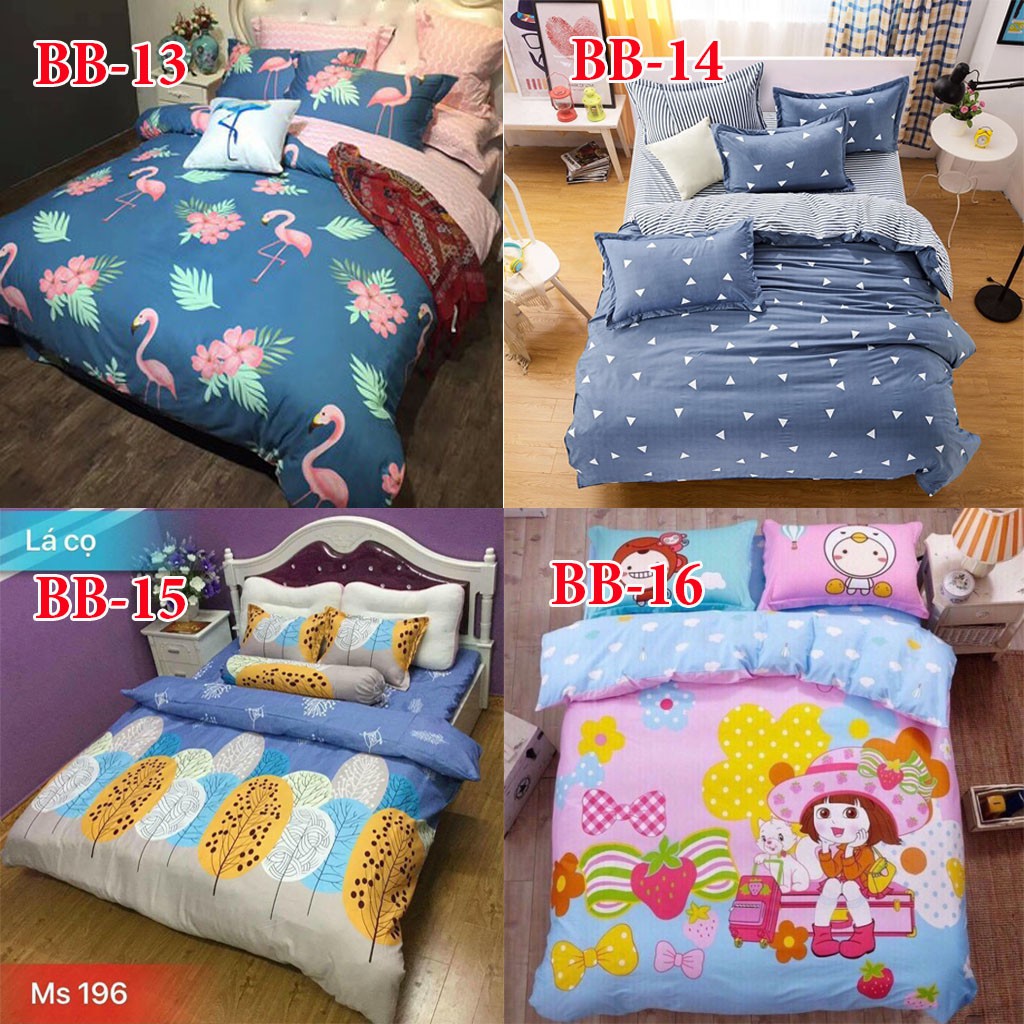 combo bộ ga gối sét 5 món đủ kích thước 1m2/1m4/1m6/1m8/2m2 nhiều mẫu lựa chọn | BigBuy360 - bigbuy360.vn