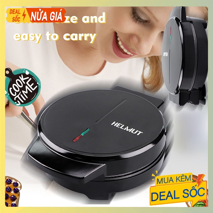 Máy làm bánh kẹp waffle, nướng bánh tổ ong HELMUT 1000W