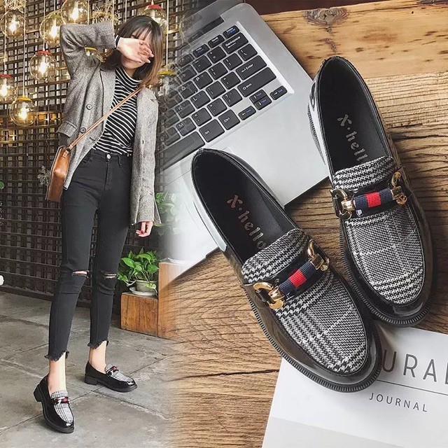 Giày oxford nữ cá tính size 35-40