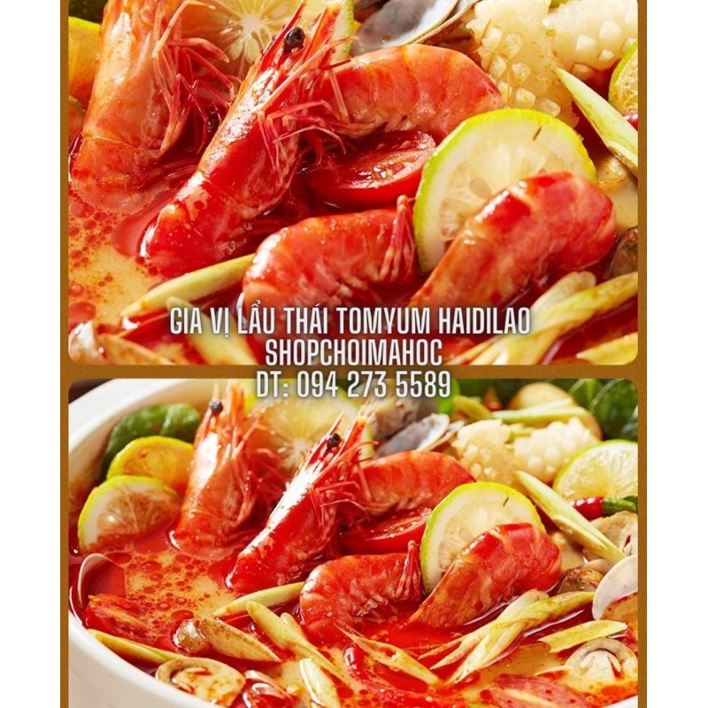 [Mã 77FMCGSALE1 giảm 10% đơn 250K] Gia vị lẩu Haidilao vị lẩu thái tomyum | BigBuy360 - bigbuy360.vn