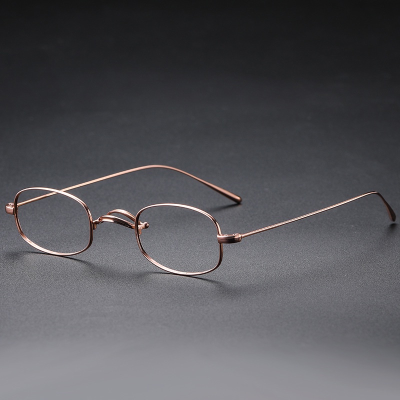 Mắt Kính Gọng Oval Nhỏ Siêu Nhẹ Phong Cách Retro Nhật Bản 5g OV1256T