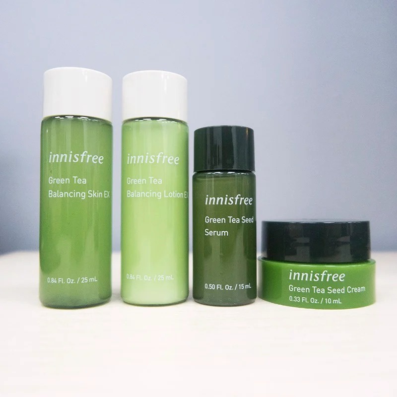 Bộ Kit 4 Món Dưỡng Ẩm Innisfree Green Tea Special Kit Ex