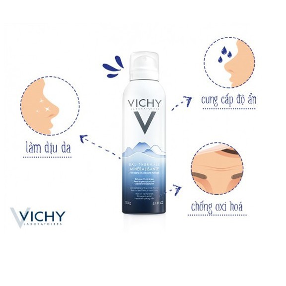 Xịt Khoáng Dưỡng Da Vichy Mineralizing Thermal Water 150ml