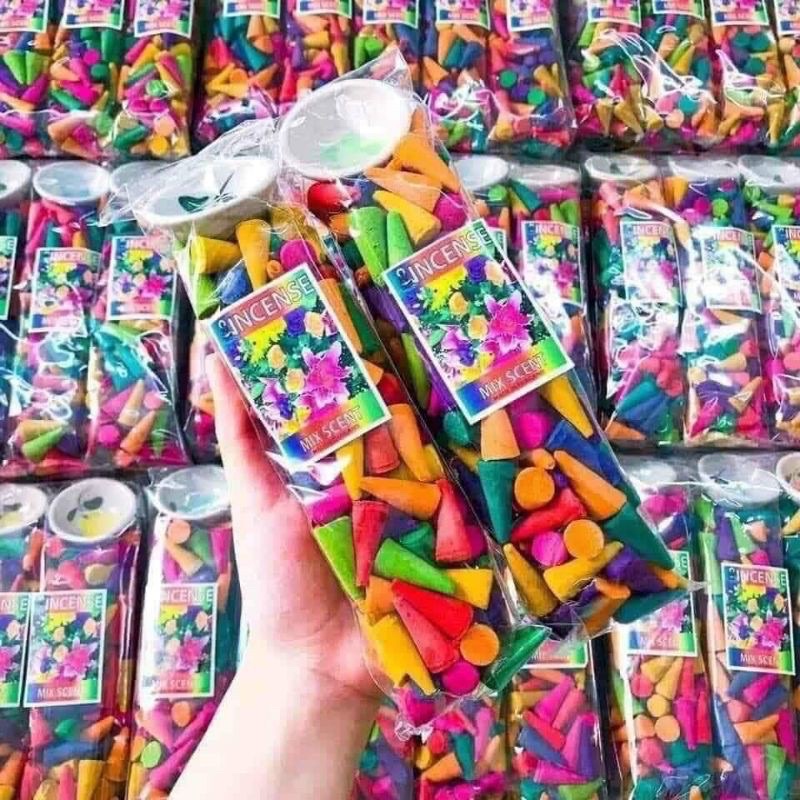 Nhang Trầm Nụ Thơm Thái Lan ( + Chén)