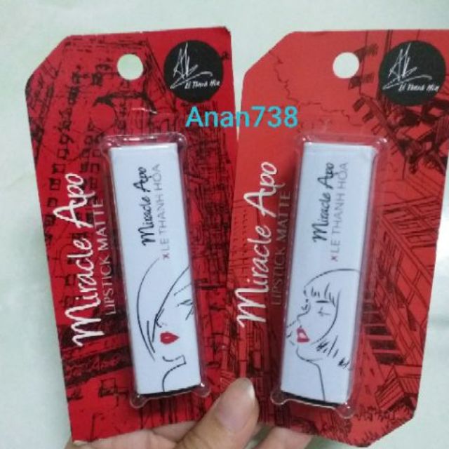 Son Miracle Apo Lipstick Matte Lê Thanh Hoà 4g