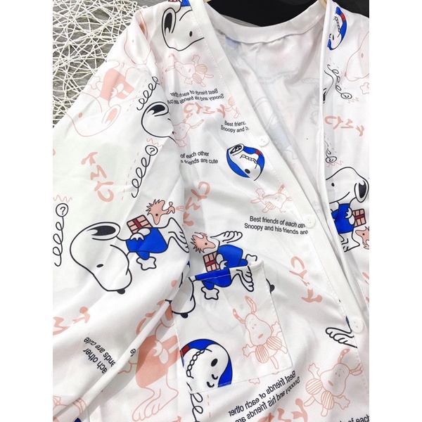 Áo Cardigan Snoopy/Bembo Hoạt Hình Siêu Xinh♥️Unisex Nam nữ (Hình +Video thật 100%) | BigBuy360 - bigbuy360.vn