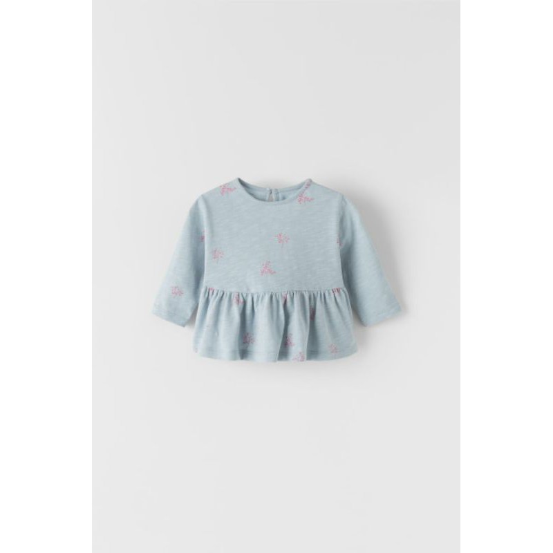 Áo bé gái zara kid auth newtag sz 6/9m