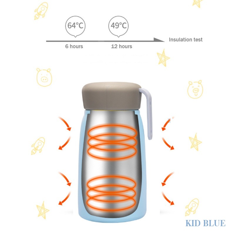 Bình Nước Giữ Nhiệt 360ml Thiết Kế Dễ Thương Sáng Tạo Dành Cho Học Sinh
