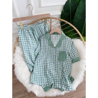 Bộ ngủ lụa quần dài ( giá sale)