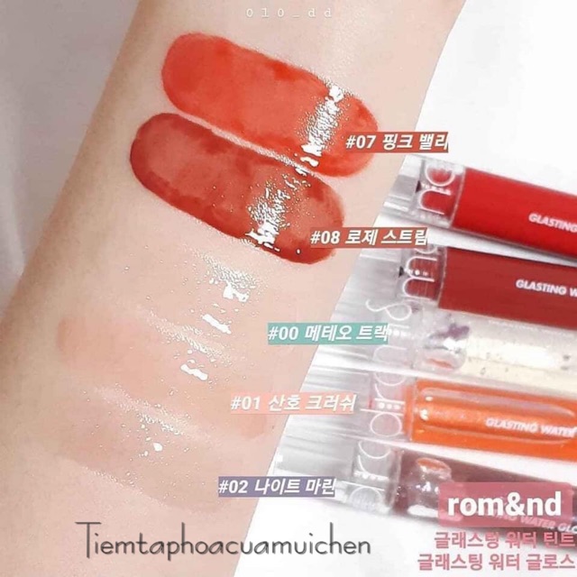 [Chính hãng][Sẵn] Son Tint Bóng Cho Đôi Môi Căng Mọng, Mịn Mượt Romand Glasting Water Gloss 4.5g | BigBuy360 - bigbuy360.vn