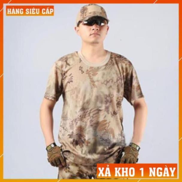 [FreeShip – Xả Kho 1 Ngày] Áo Thun Nam Rằn Ri Lính Mỹ - Áo Phông Nam cotton Quân Đội . !