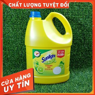 Nước rửa chén Sunight chanh - Can 3,8kg