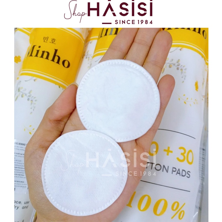 Bông Tẩy Trang MINHO - 100% Cotton 150 Pads (230 Miếng)