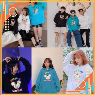 ÁO KHOÁC HOODIE GẤU SICI UNCOVER nam nữ 3 màu