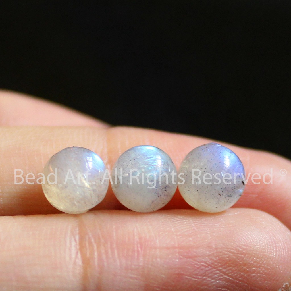 Labradorite Ánh Cầu Vồng 7MM Làm Trang Sức, Đá Phối Vòng Tay Phong Thuỷ, Chuỗi Hạt, Mọi Cung Mệnh S50