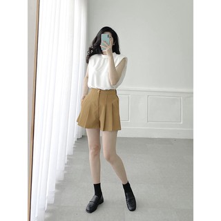 ❤ Set áo sát nách phối quần váy xòe