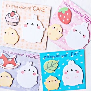 (Hình thật) Giấy note Molang cute
