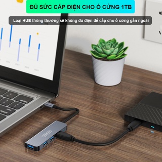 Hình ảnh thu nhỏ HUB Type C và HUB USB 3.0 tốc độ cao SIDOTECH cổng chia usb mở rộng kết nối chuyển đổi cho Macbook Laptop PC-6