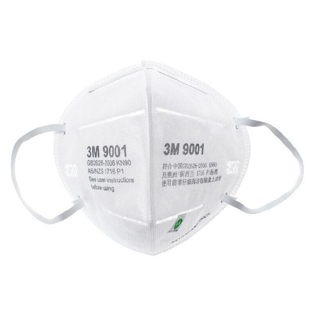 Khẩu trang 3M 9001V N95 KN95 P2 FFP2 lọc 95% bụi mịn PM2 5 có van thở chính hãng