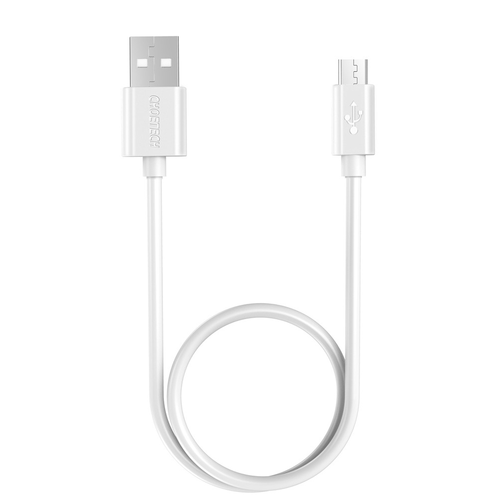 Cáp sạc Micro USB CHOETECH hỗ trợ sạc nhanh 2.4A dài 0.5m/1.2m/2m/3m chất lượng cao