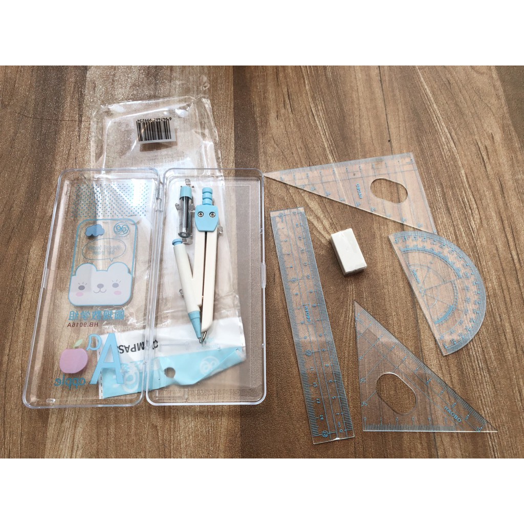 Hộp Compa Chì Kim 8 món