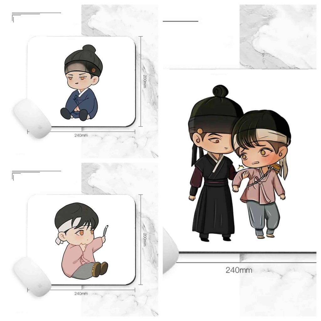 Miếng di chuột in hình Dạ ký boylove anime chibi miếng kê chuột miếng lót chuột