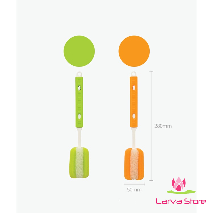 Dụng cụ cọ rửa bình Lock&amp;Lock cán có thể kéo dài ETM114 - Larva Store
