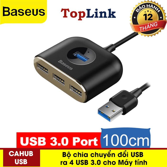 Adapter Bộ Chia HUB Ra 4 Cổng USB 3.0 Chuyển Đổi Từ Type C Ra 4 Cổng USB Hoặc Từ USB Ra 4 Cổng USB