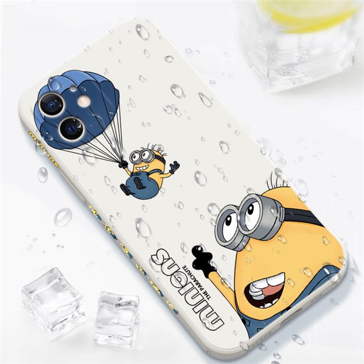 Ốp Điện Thoại TPU Dẻo Họa Tiết Hoạt Hình Minion Dễ Thương Cho iPhone 14 Pro Max 14 / Plus