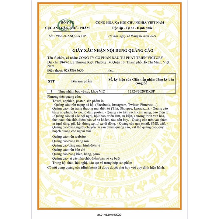 Siro VIC Hộp 12 Gói - Hỗ Trợ Giảm Ho, Sổ Mũi, Đau Đầu Do Cảm Lạnh - Coastlinecare Pharmacy | BigBuy360 - bigbuy360.vn