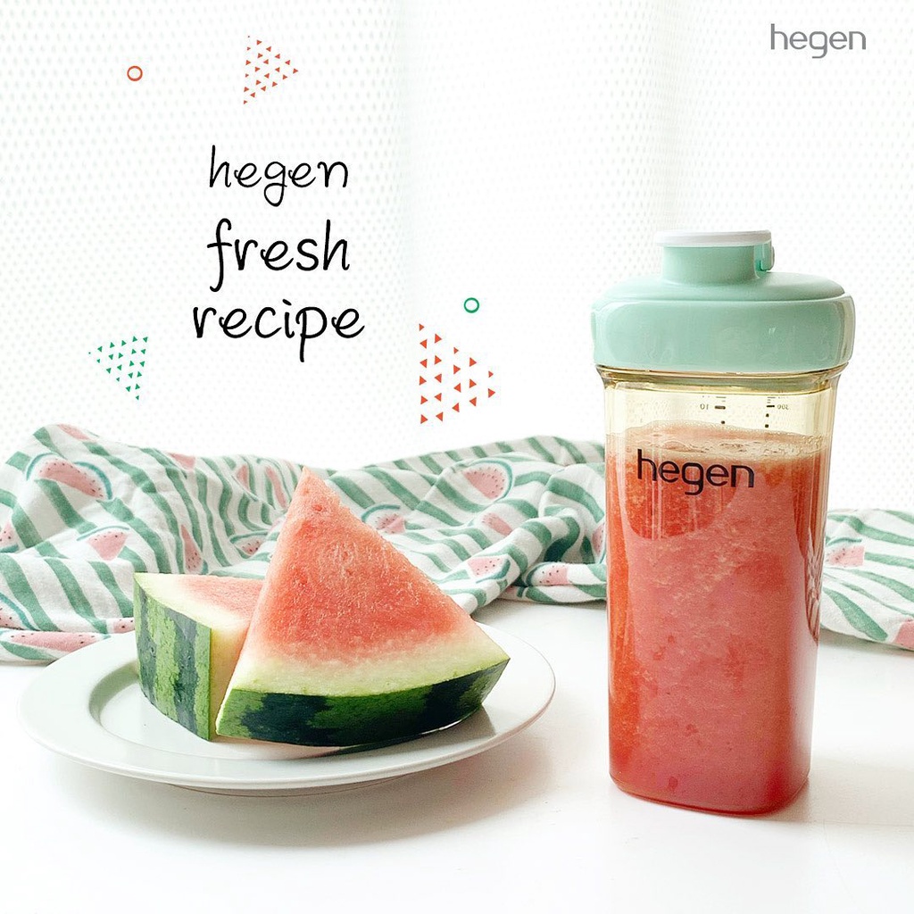 Bình uống nước Hegen PPSU 330ml đủ màu chính hãng cho bé 24 tháng 24M+