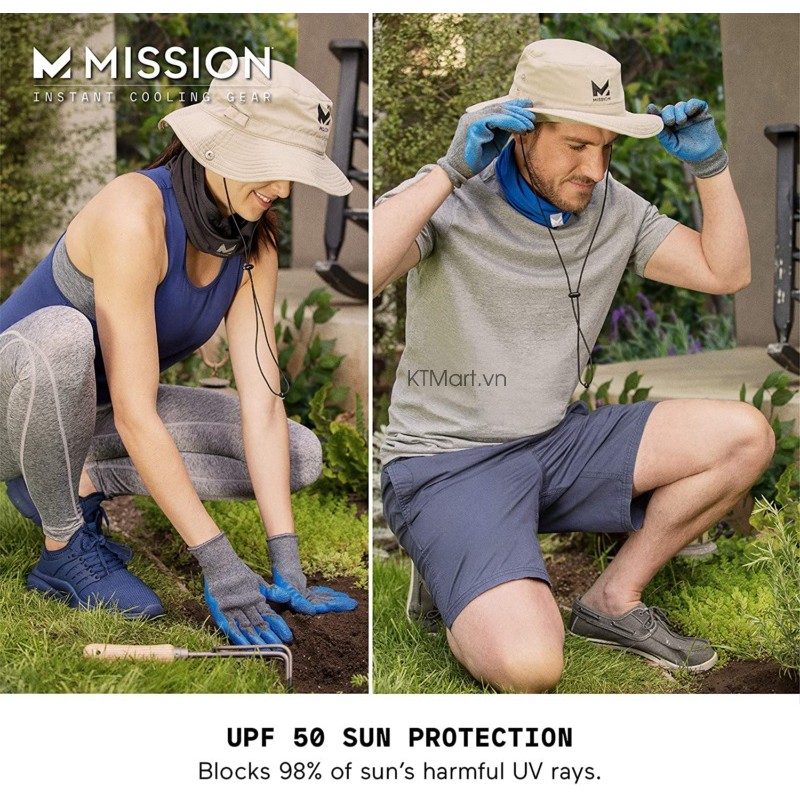 Mũ chống nắng Mission HydroActive Cooling Bucket Hat Mission